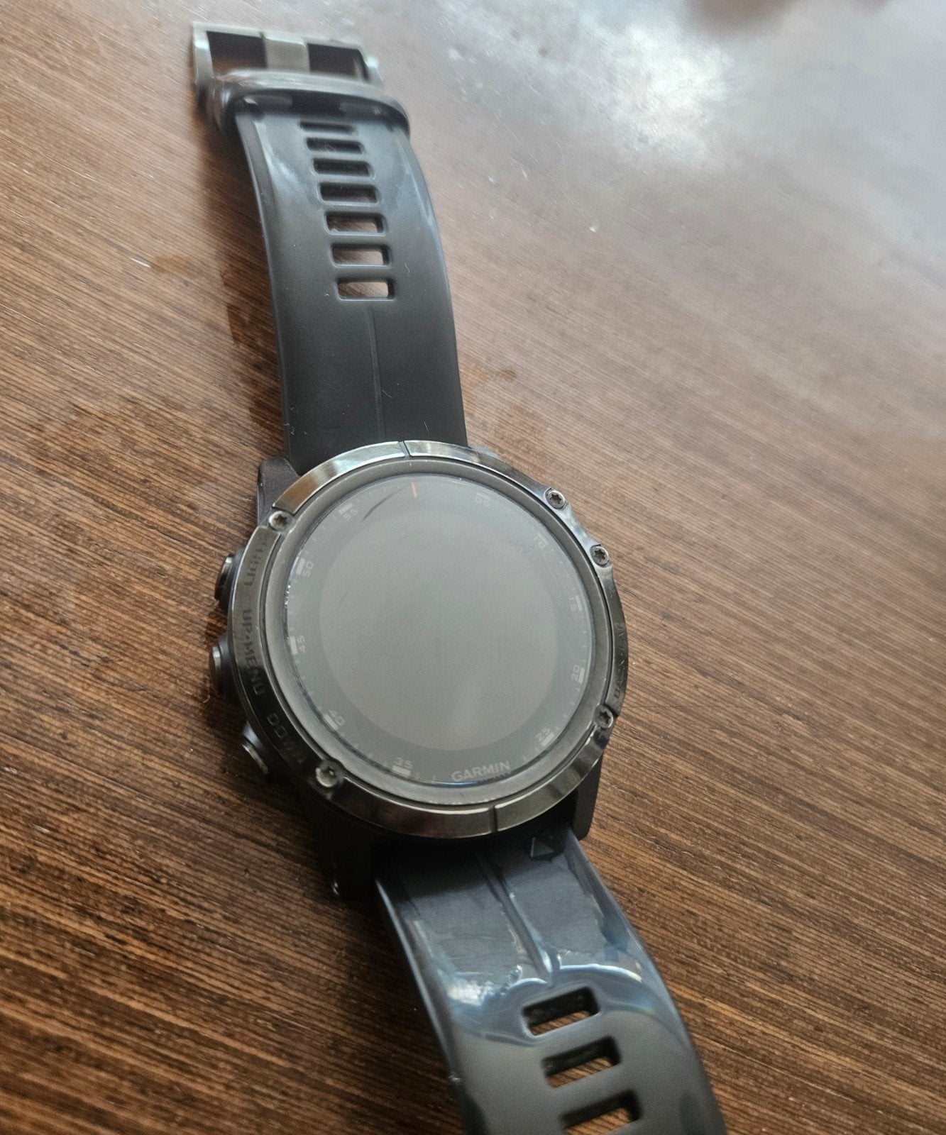 Garmin Fénix 5X Plus Sapphire Edition Multisport GPS Horloge, Gebruikt, Zwart, Garmin, Ophalen of Verzenden