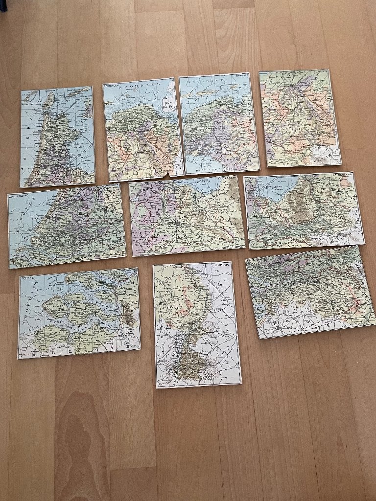 Nederland Legkaarten 1935, Ophalen of Verzenden, Gebruikt