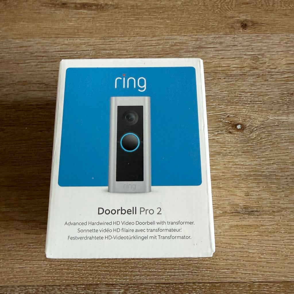 Ring Doorbell Pro 2 - Geavanceerde Videodeurbel, Huis en Inrichting, Deurbellen, Ophalen of Verzenden, Ingebouwde camera, Zo goed als nieuw