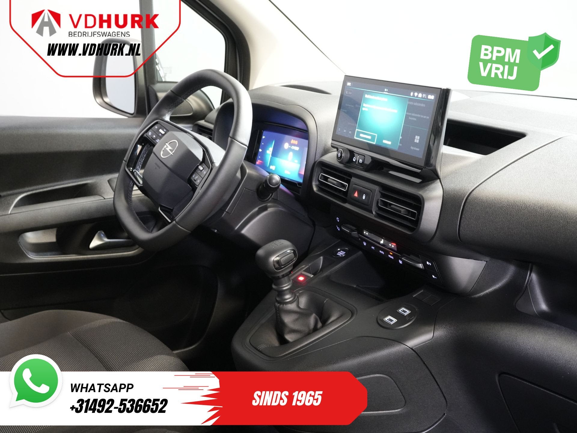 Opel Combo 1.5 HDi 100 pk L2 LED/ 3pers/ Stoelverw/ Stuurver, Auto's, Voorwielaandrijving, Gebruikt, 4 cilinders, Wit