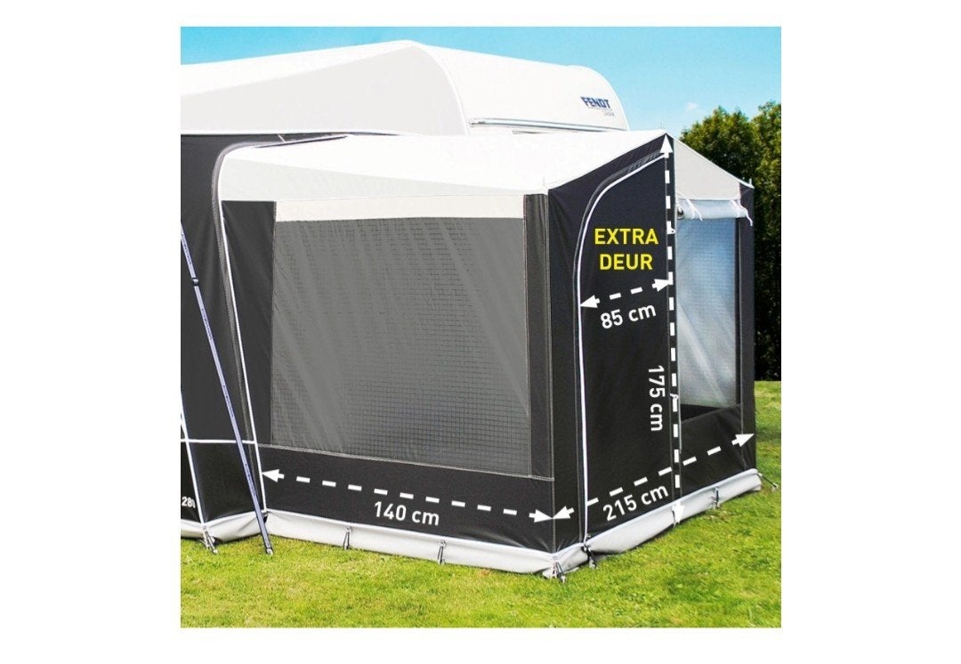 walker Scandic uitbouw deluxe op te halen in Ommen, Caravans en Kamperen, Ophalen, Zo goed als nieuw