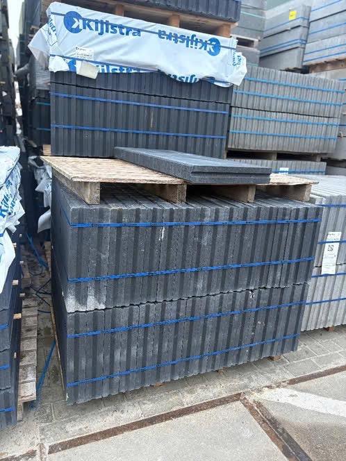 opsluitband 7x40x100 antraciet afgekeurde partij, Tuin en Terras, Tegels en Klinkers, Overige typen, Nieuw, Ophalen of Verzenden