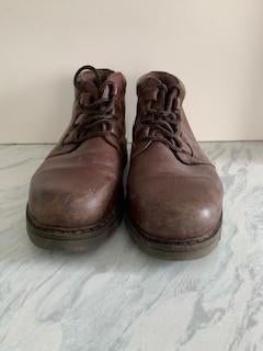 werk schoenen Crane Lederen stalen neuzen maat 40, Kleding | Dames, Bruin, Ophalen of Verzenden, Zo goed als nieuw, Werkschoenen