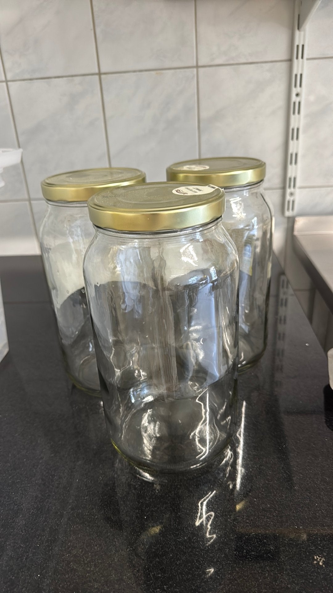 Groot voorraadpotten, Overige typen, Ophalen of Verzenden, Overige stijlen, Glas