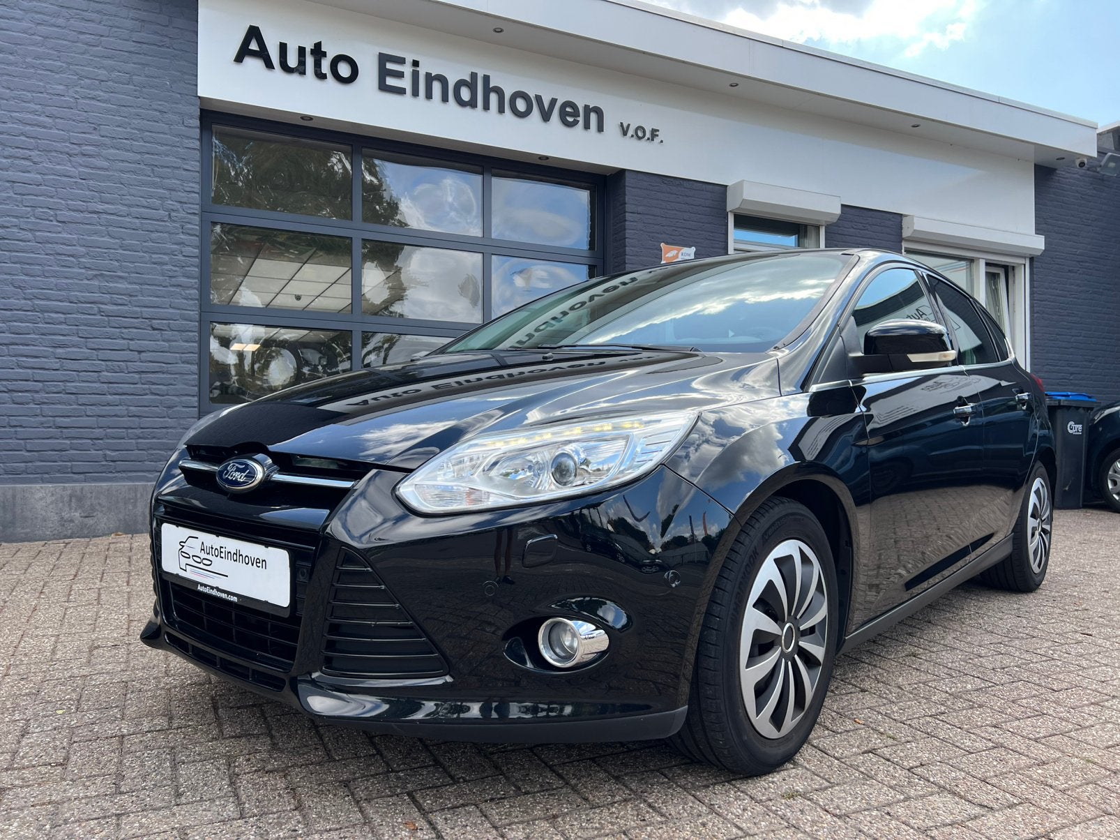 Ford Focus 1.0 Ecob,5 Drs,Clima,Nav,Cruise,NW motor €5995,-, Auto's, Stof, Zwart, 635 kg, 100 pk