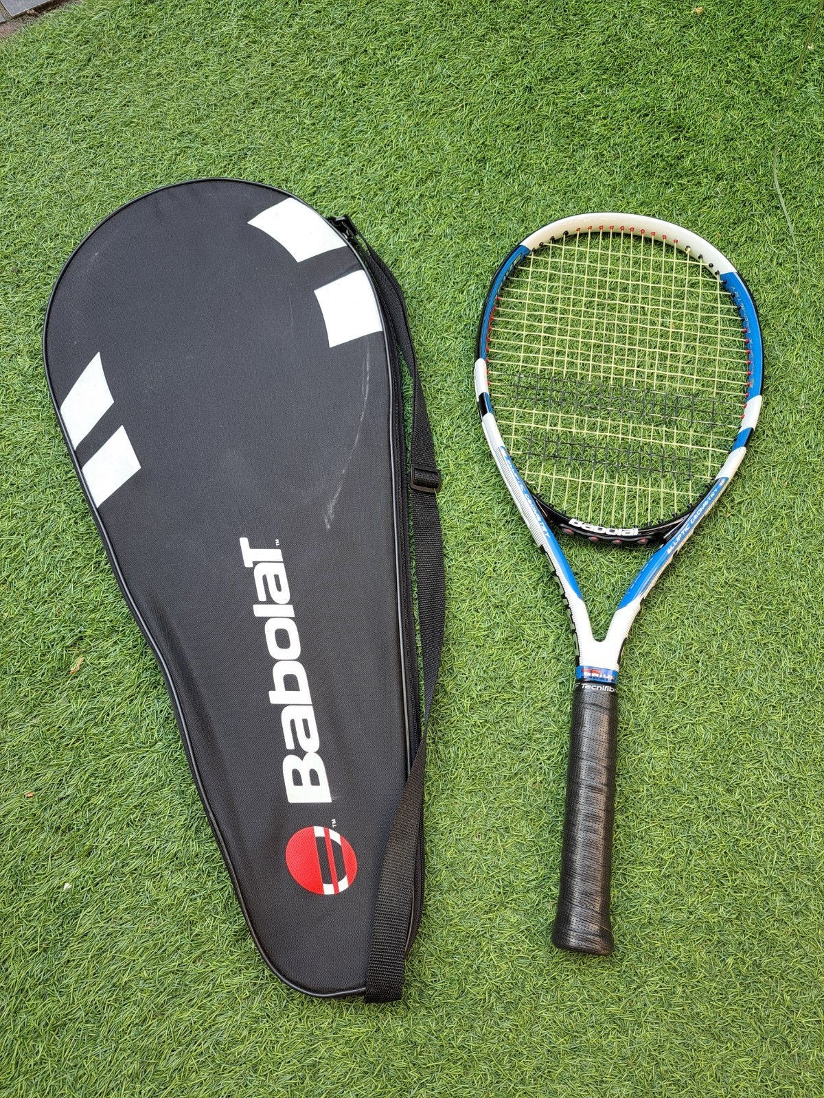 Babolat NS Drive 105 special L3 tennisracket blauw-wit-zwart, Sport en Fitness, Tennis, Gebruikt, Ophalen of Verzenden, Racket
