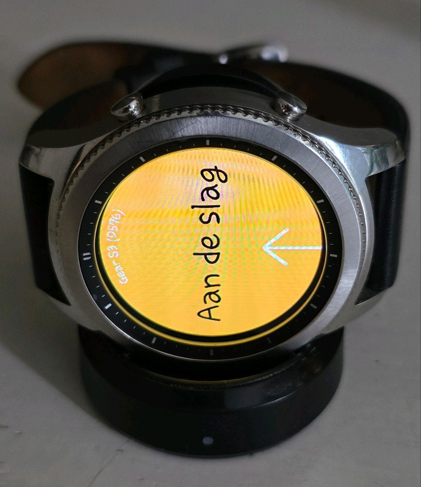 Samsung Gear S3 Smartwatch - Krasloos scherm, Gebruikt, Ophalen of Verzenden, Samsung Gear 3, Android