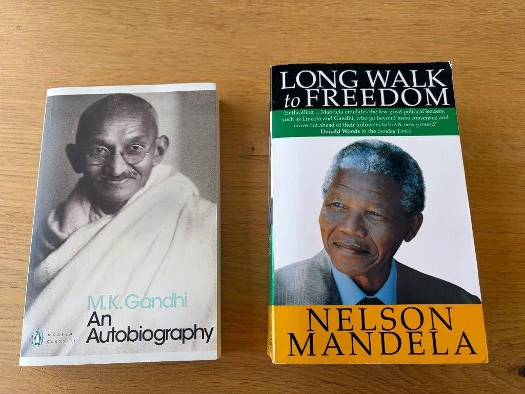 Gandhi / Mandela autobiography, Boeken, Ophalen of Verzenden, Gelezen