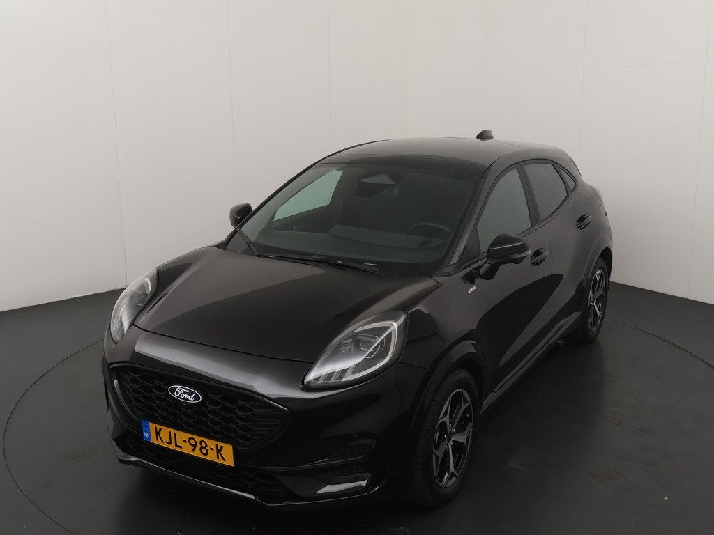 Ford Puma EcoBoost 125 pk Hybrid ST-Line | Trekhaak | Winter, Auto's, Ford, Zwart, Bedrijf, 3 cilinders, SUV of Terreinwagen