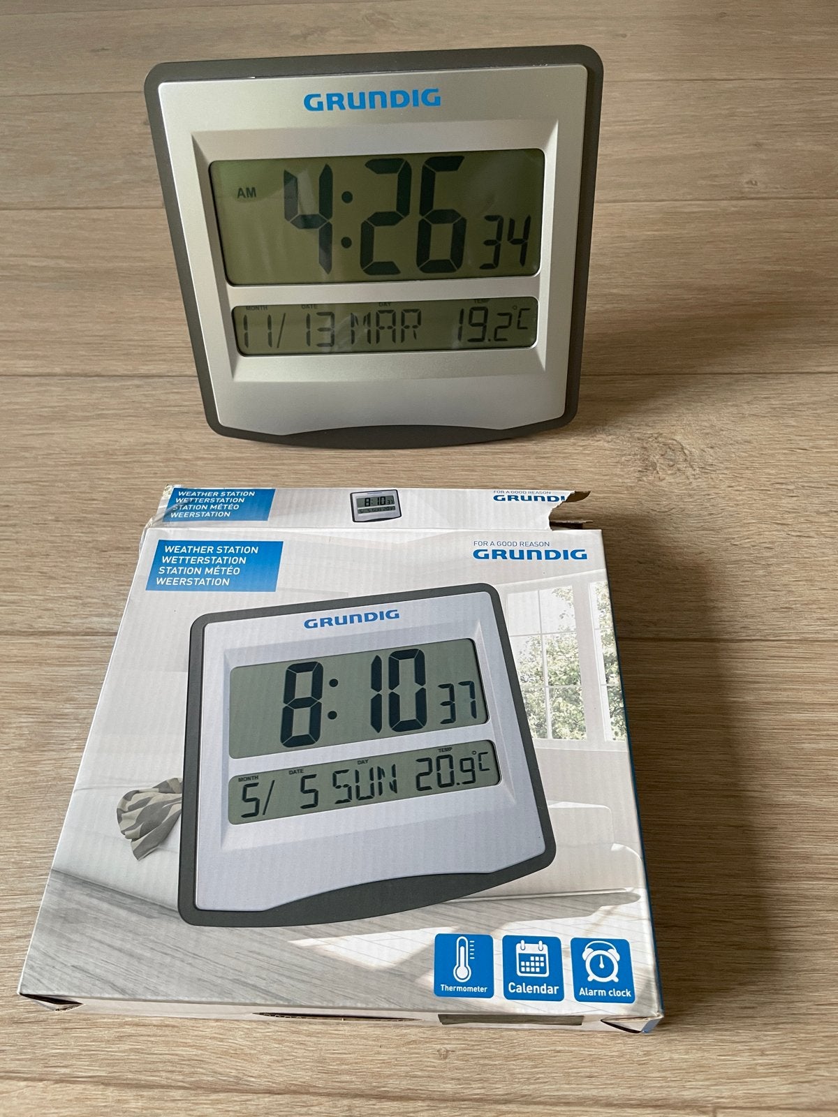 Grundig Weerstation, Ophalen of Verzenden, Zo goed als nieuw, Weerstation