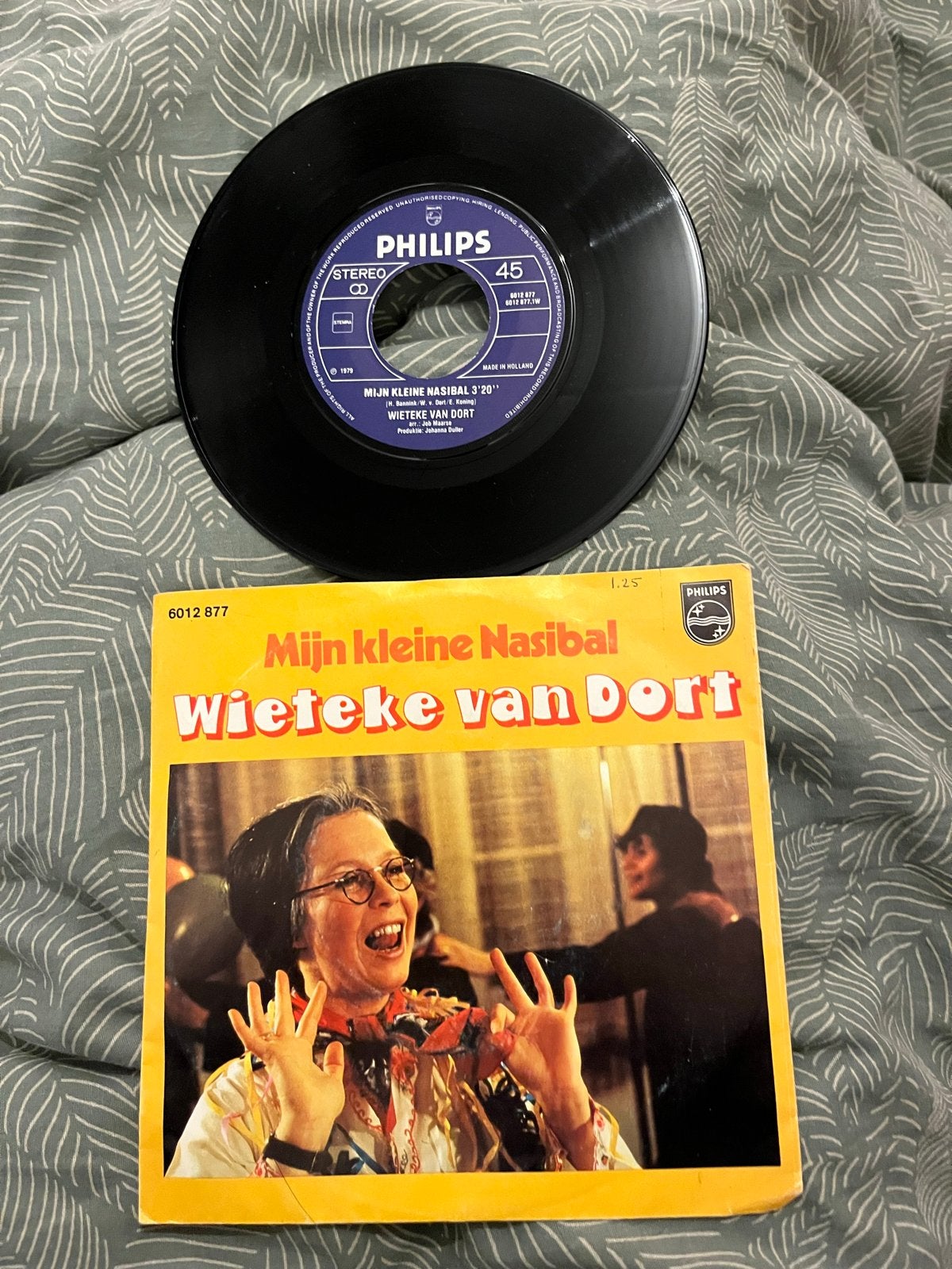 Wieteke van Dort - Mijn Kleine Nasibal (Vinyl Single), Cd's en Dvd's, Ophalen, Gebruikt, 7 inch, Fotohoes