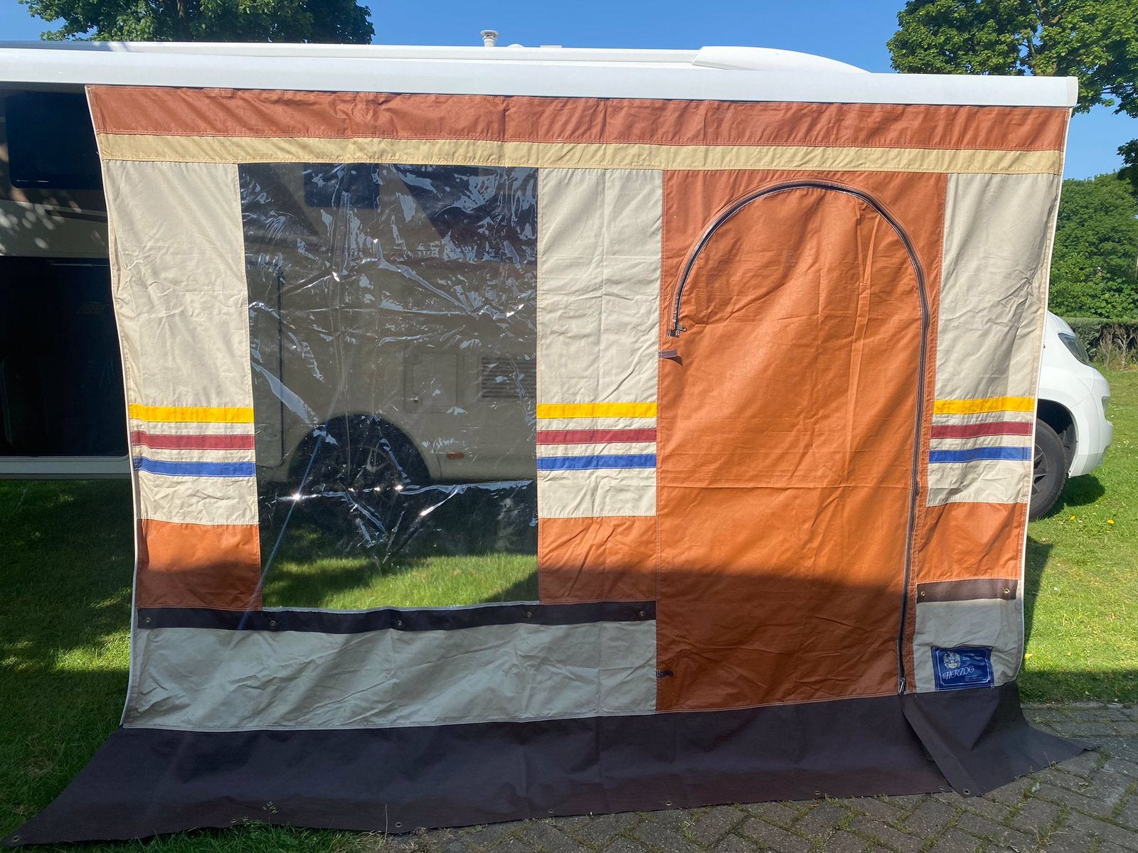 Herzog voor en zijwanden luifel, Caravans en Kamperen, Ophalen, Zo goed als nieuw