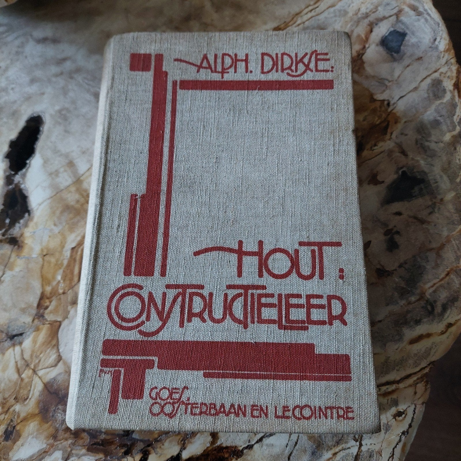 Houtconstructieleer - Alph. Dircke (Bouwkunde), Boeken, Techniek, Gelezen, Bouwkunde, Ophalen of Verzenden