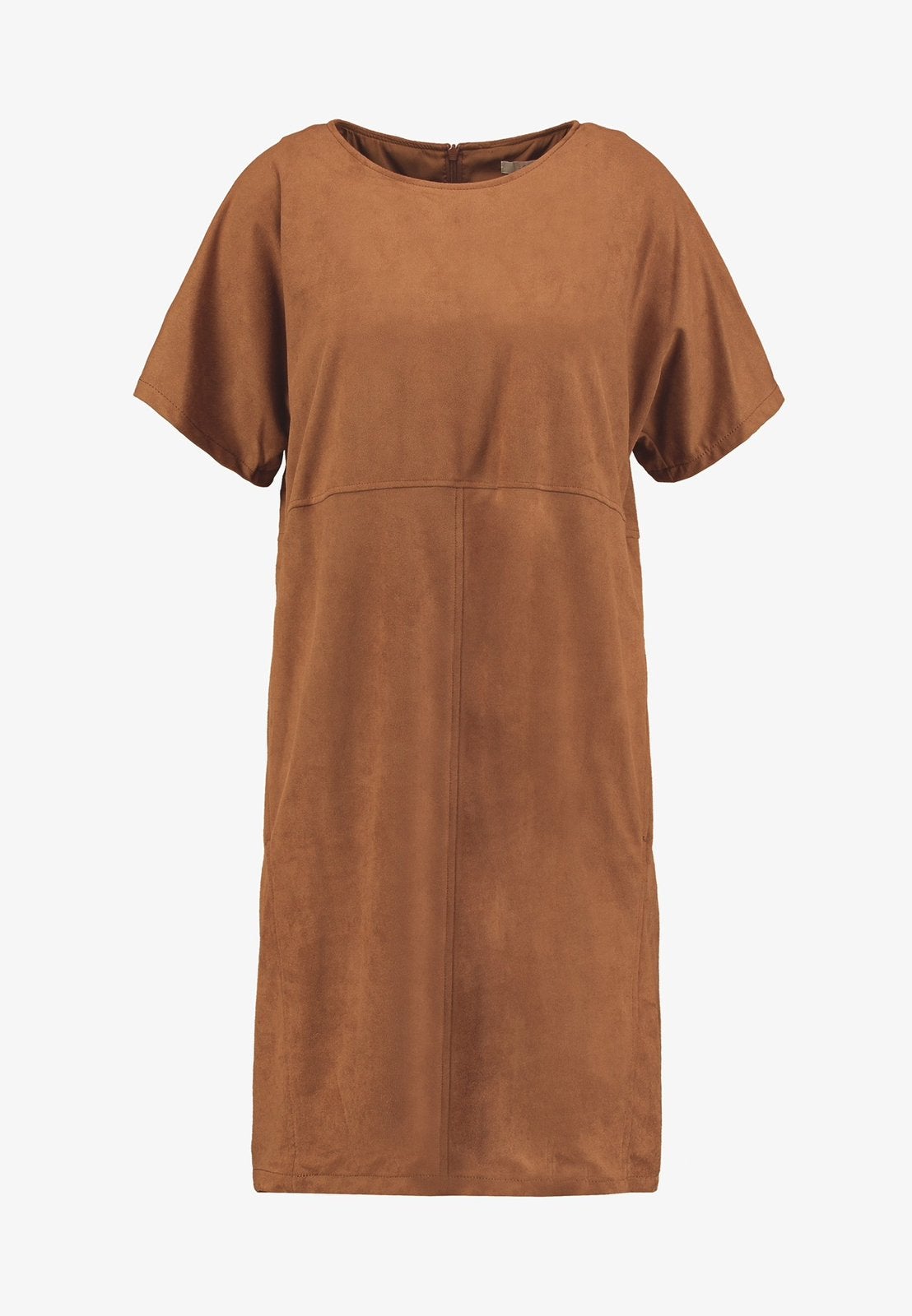 Esprit suèdelook jurkje, Kleding | Dames, Jurken, Bruin, Verzenden, Maat 42/44 (L), Zo goed als nieuw
