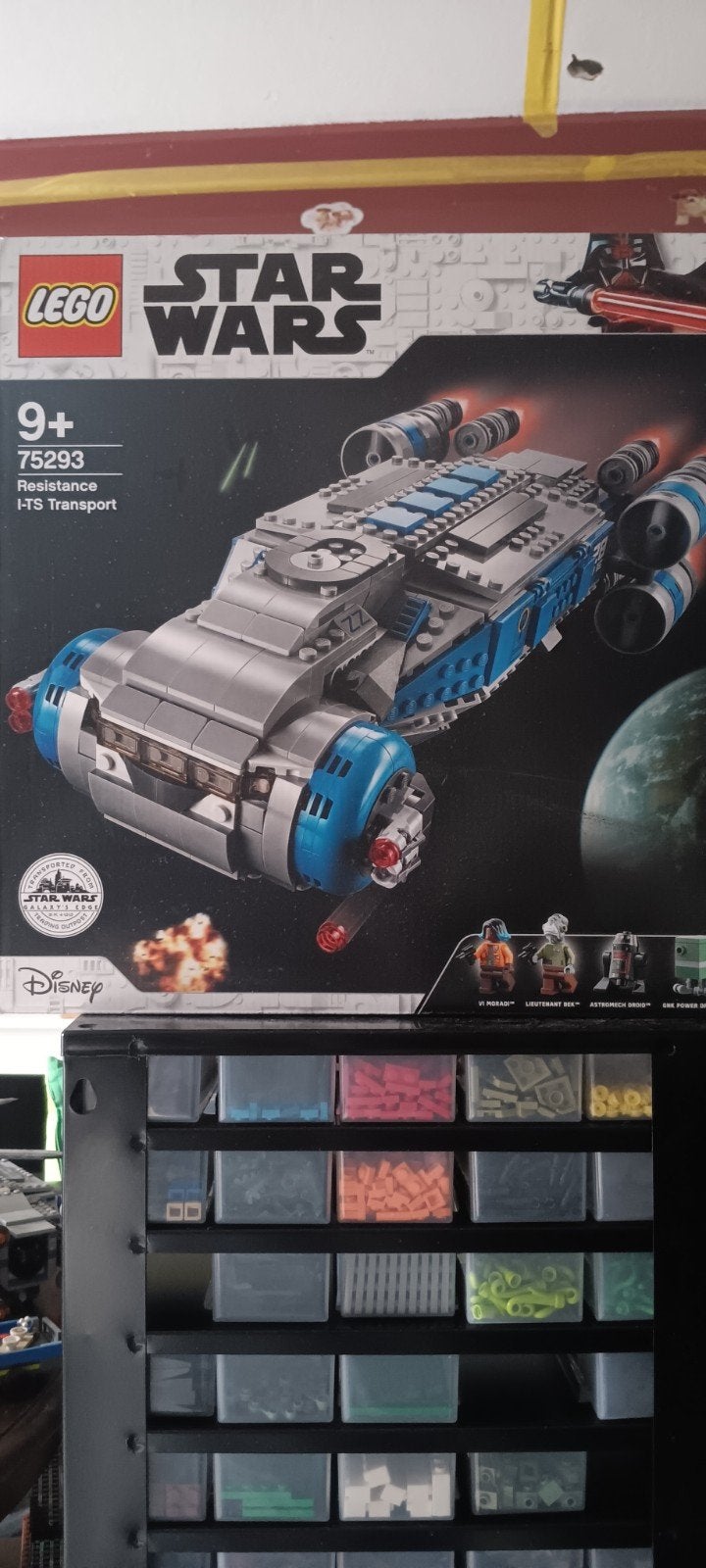 Lego Star Wars 75293 Resistance ITS transport, Gebruikt, Inclusief instructies, Star Wars, Lego