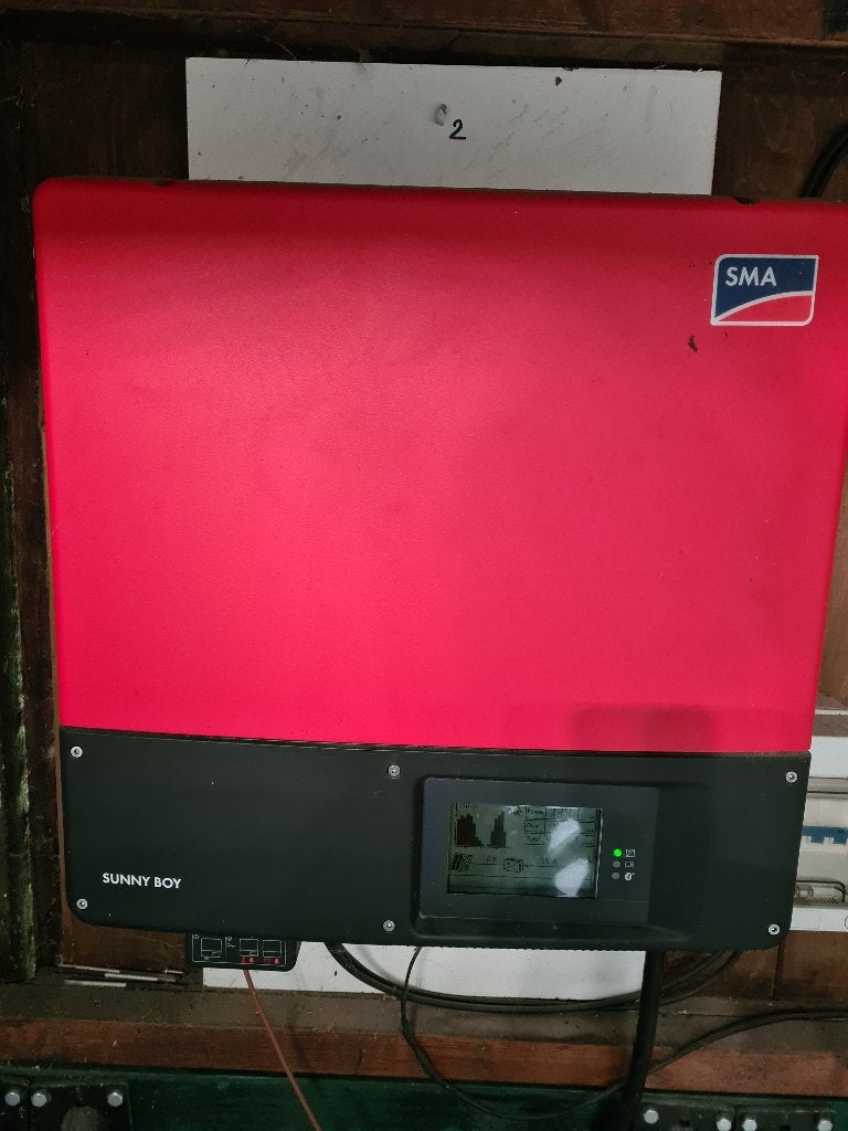 SMA Sunny Boy SB4000 omvormer, Ophalen, Gebruikt