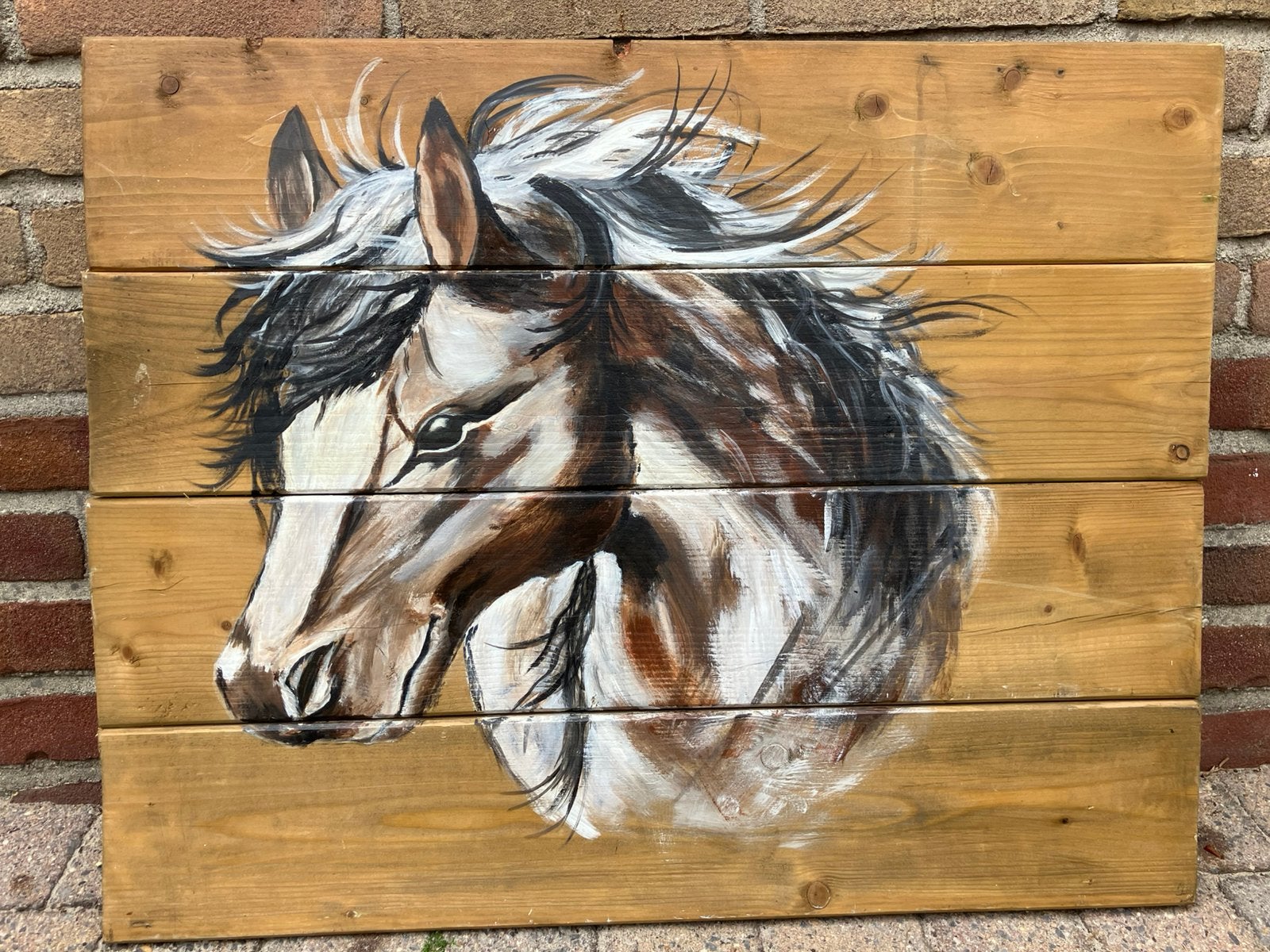 Schilderij op hout, Ophalen, 50 – 75, Minder dan 50 cm, Zo goed als nieuw