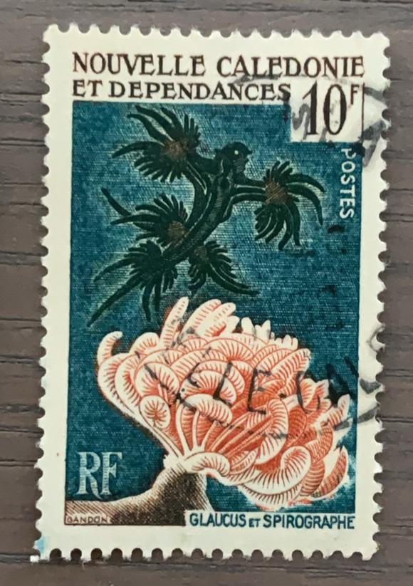 Nieuw Caledonië - zeeleven, Ophalen of Verzenden, Gestempeld