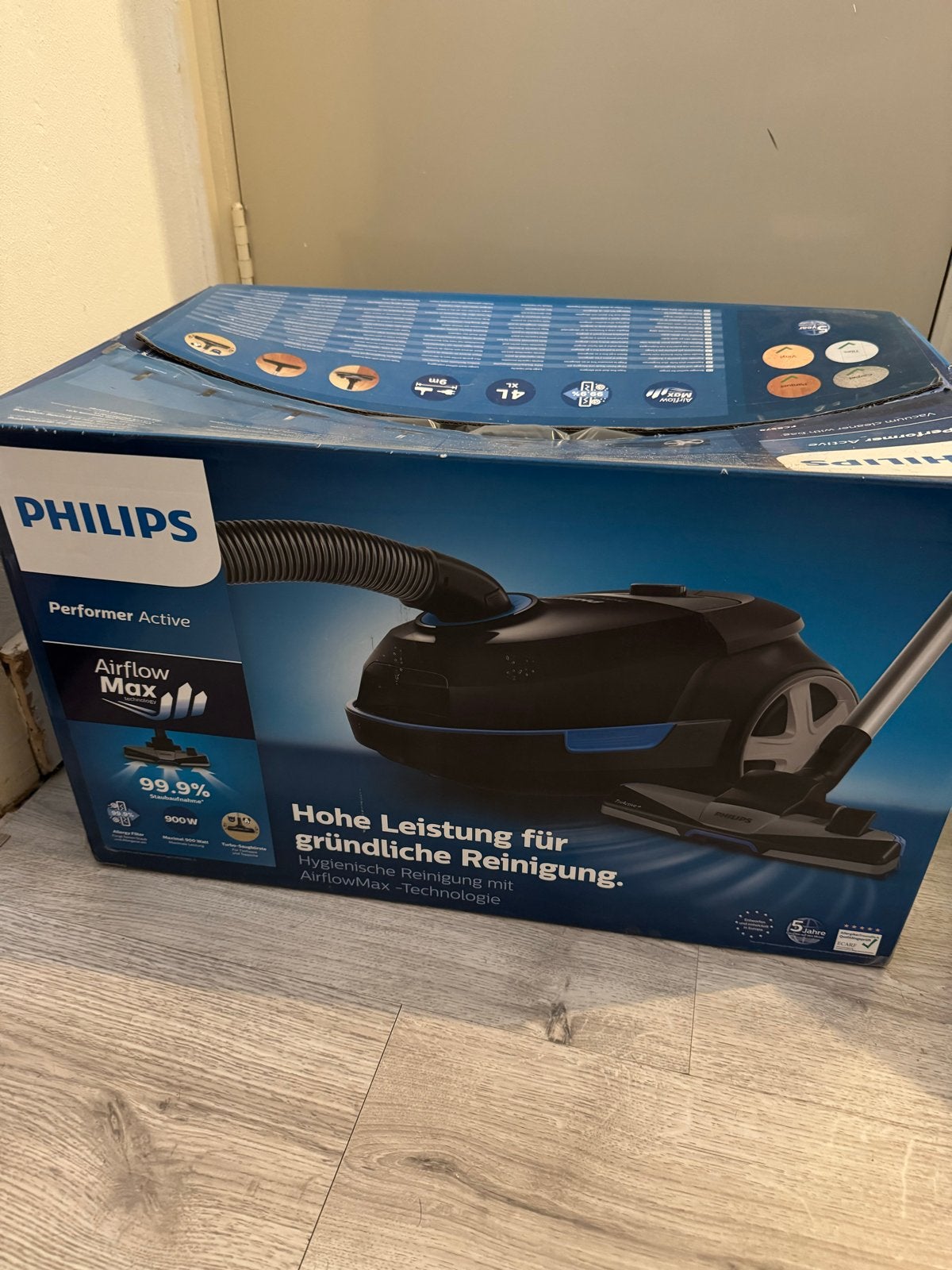 Philips Performer Active Stofzuiger met zak - FC8578/09, Witgoed en Apparatuur, Stofzuigers, Gebruikt, Philips, Minder dan 1200 watt