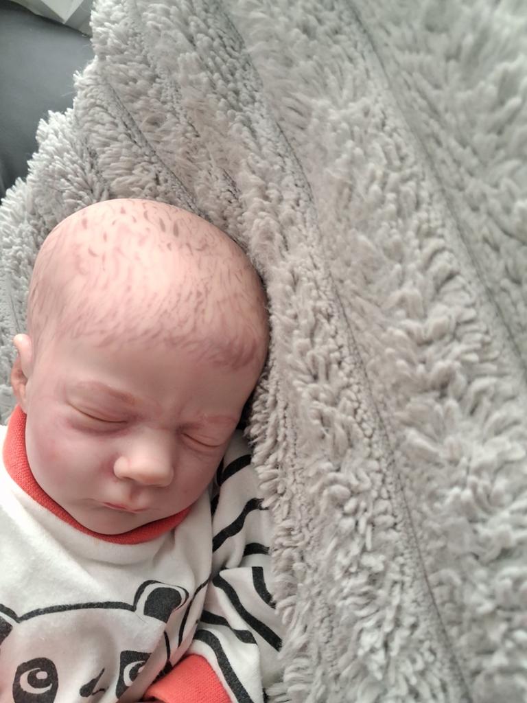 Reborn prematuurtje 44cm - Origineel kitje, Ophalen of Verzenden, Zo goed als nieuw, Babypop