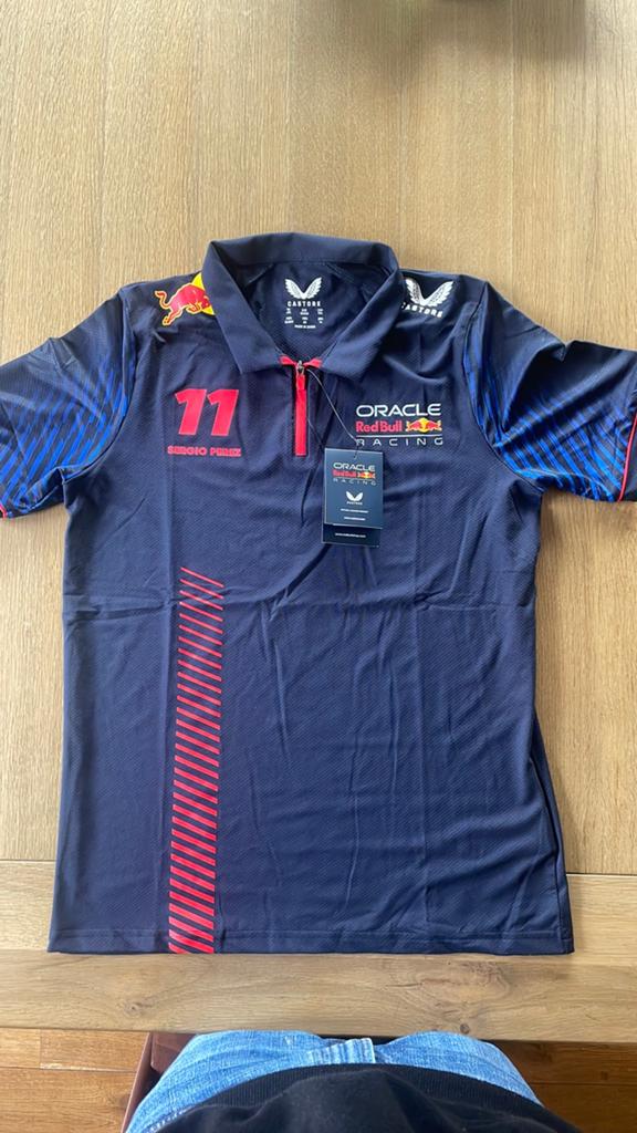 Red Bull Racing F1 Sergio Perez Poloshirt Maat 164, Ophalen of Verzenden, Nieuw, Jongen of Meisje, Shirt of Longsleeve
