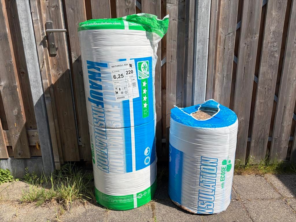 3 Knauf Naturoll Isolatie - 17 cm of 22 cm dik, Ophalen, Dakisolatie, 12 cm of meer, Nieuw