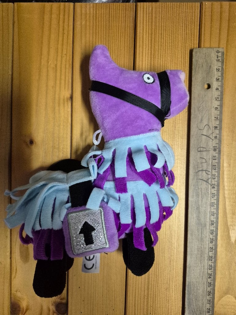 Fortnite Lama knuffel - Paars en blauw, Paars, Overige merken, Overige karakters, Overige typen