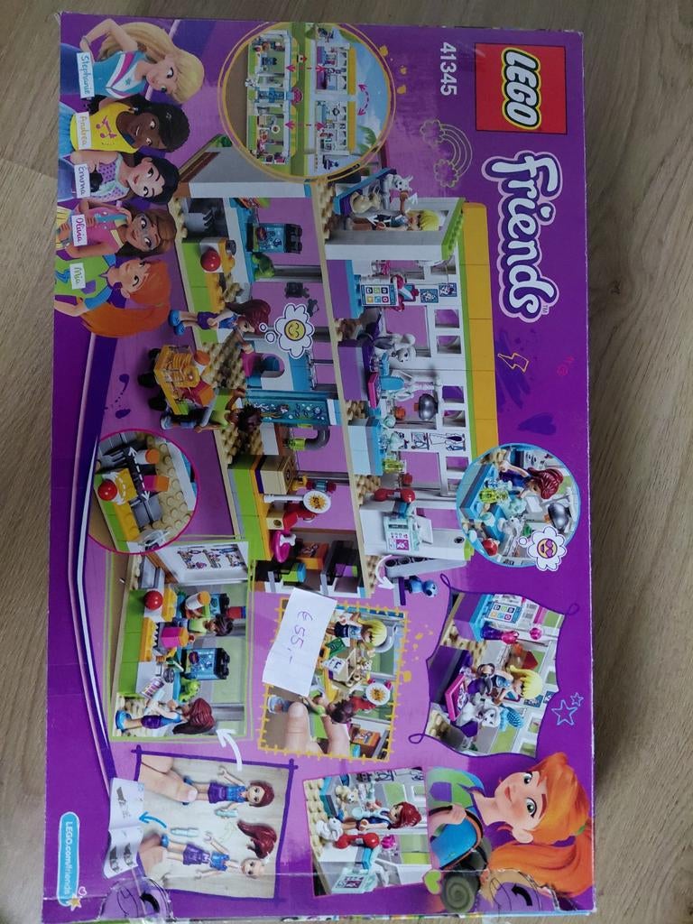 Lego Friends Heartlake City Ziekenhuis 41345 met boekjes, Ophalen of Verzenden, Zo goed als nieuw, Complete set, Lego