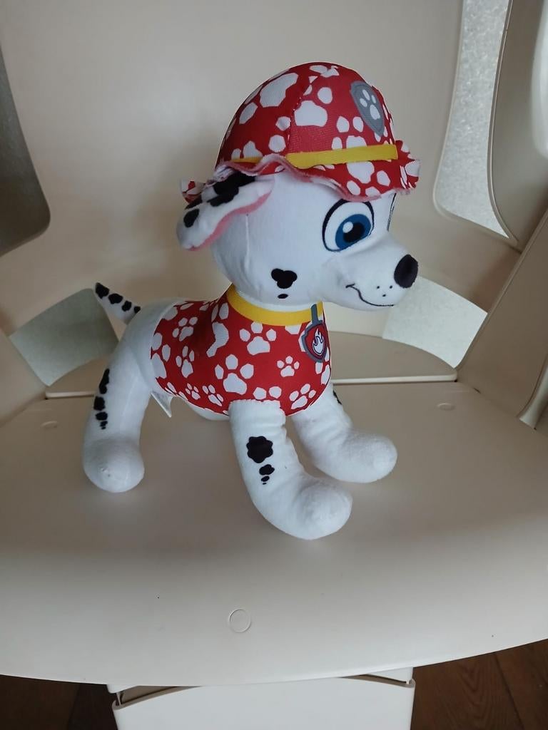 Paw Patrol knuffeltje Marshall 25 cm., Ophalen of Verzenden, Zo goed als nieuw, Hond