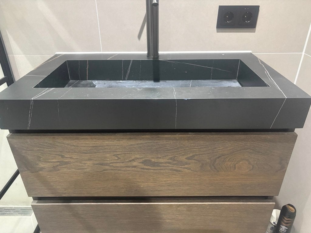 Nieuwe stenen wasbak, Ophalen, Nieuw, Steen, Wastafel