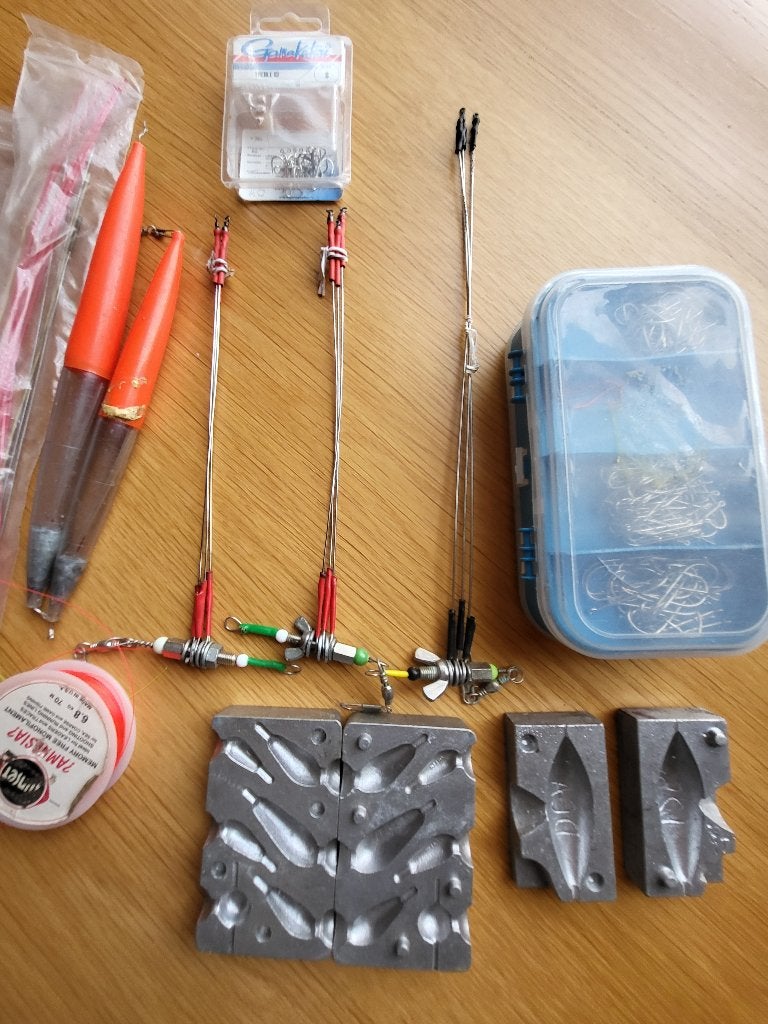 Zee visspullen, Ophalen of Verzenden, Zo goed als nieuw, Complete set