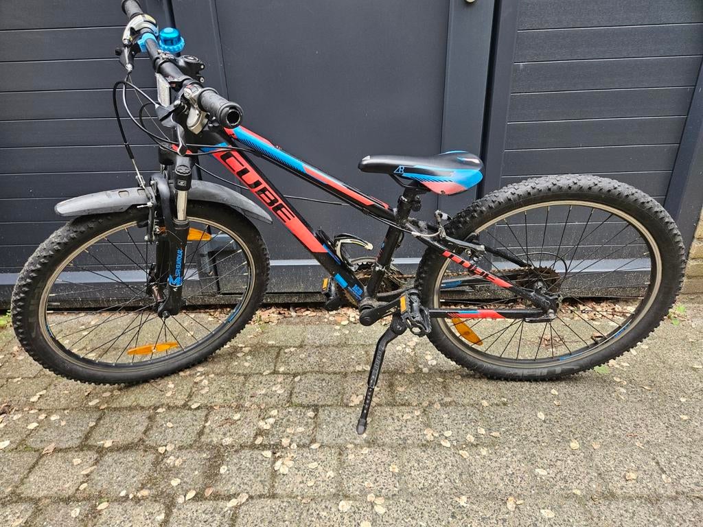 Cube kinderfiets 24 inch, Gebruikt, Velgrem, Versnellingen, Minder dan 49 cm