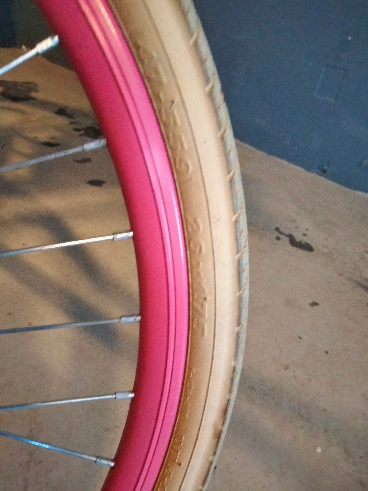 Spirit transportfiets 26 inch - Roze/Wit, Terugtraprem, Gebruikt, 50 tot 53 cm, Ophalen