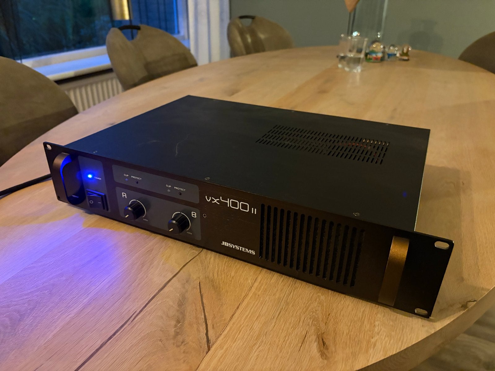 JBsystems VX400-2 Versterker - Rack Mount, Gebruikt, 120 watt of meer, Stereo, Ophalen