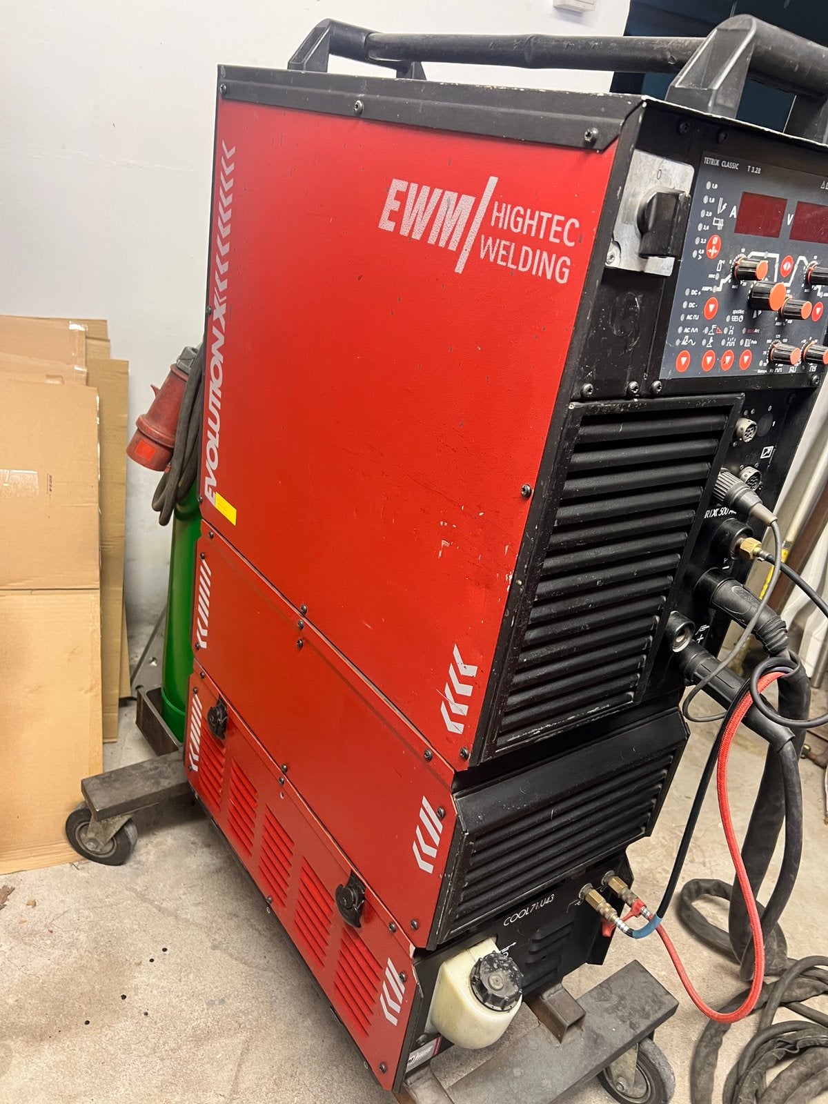 EWM Tetrix 500AC/DC professioneel lasapparaat  TIG, Ophalen, Gebruikt, 250 ampère of meer, Tig