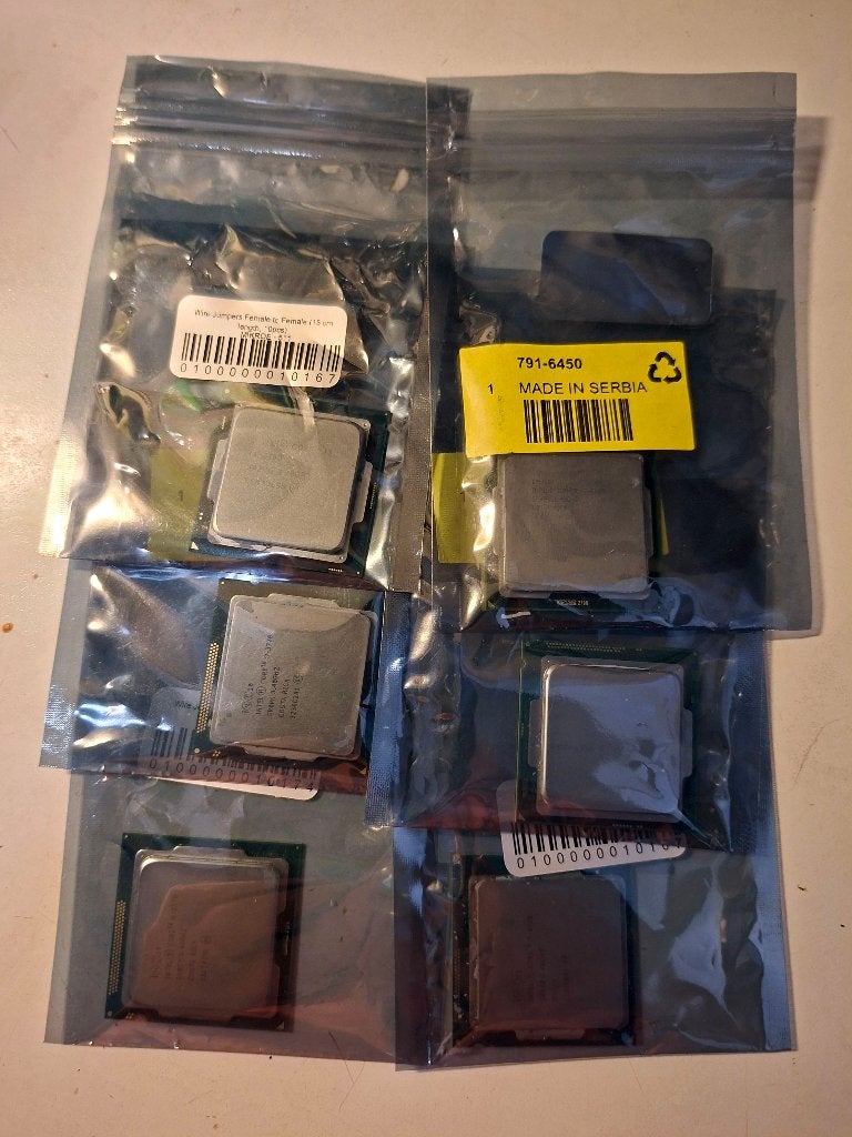 6x cpu i3 i5 i7 4770 3570 3770 2600 6100 4460 intel, Computers en Software, Processors, Gebruikt, Verzenden, LGA 1150, 2-core