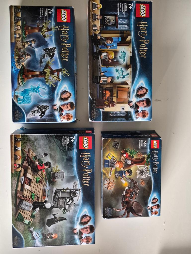 4 X Harry Potter lego. 75965 75950 75945 75966, Ophalen of Verzenden, Zo goed als nieuw