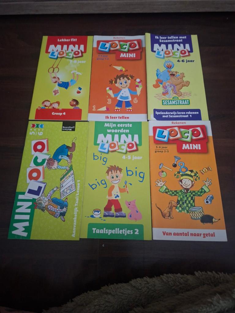 Mini loco boekjes set 1, Ophalen of Verzenden, Jongen of Meisje