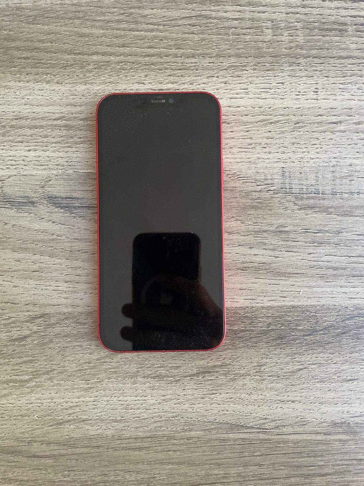 iPhone 12 Rood - Achterkant beschadigd, Telecommunicatie, Mobiele telefoons | Apple iPhone, Niet werkend, 64 GB, Zonder abonnement