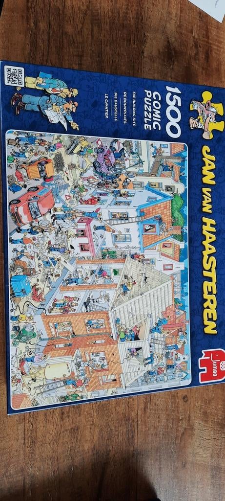 Jan van haasteren 1500 stukjes ophalen, 2 puzzels voor 25 eu, Hobby en Vrije tijd, Ophalen of Verzenden