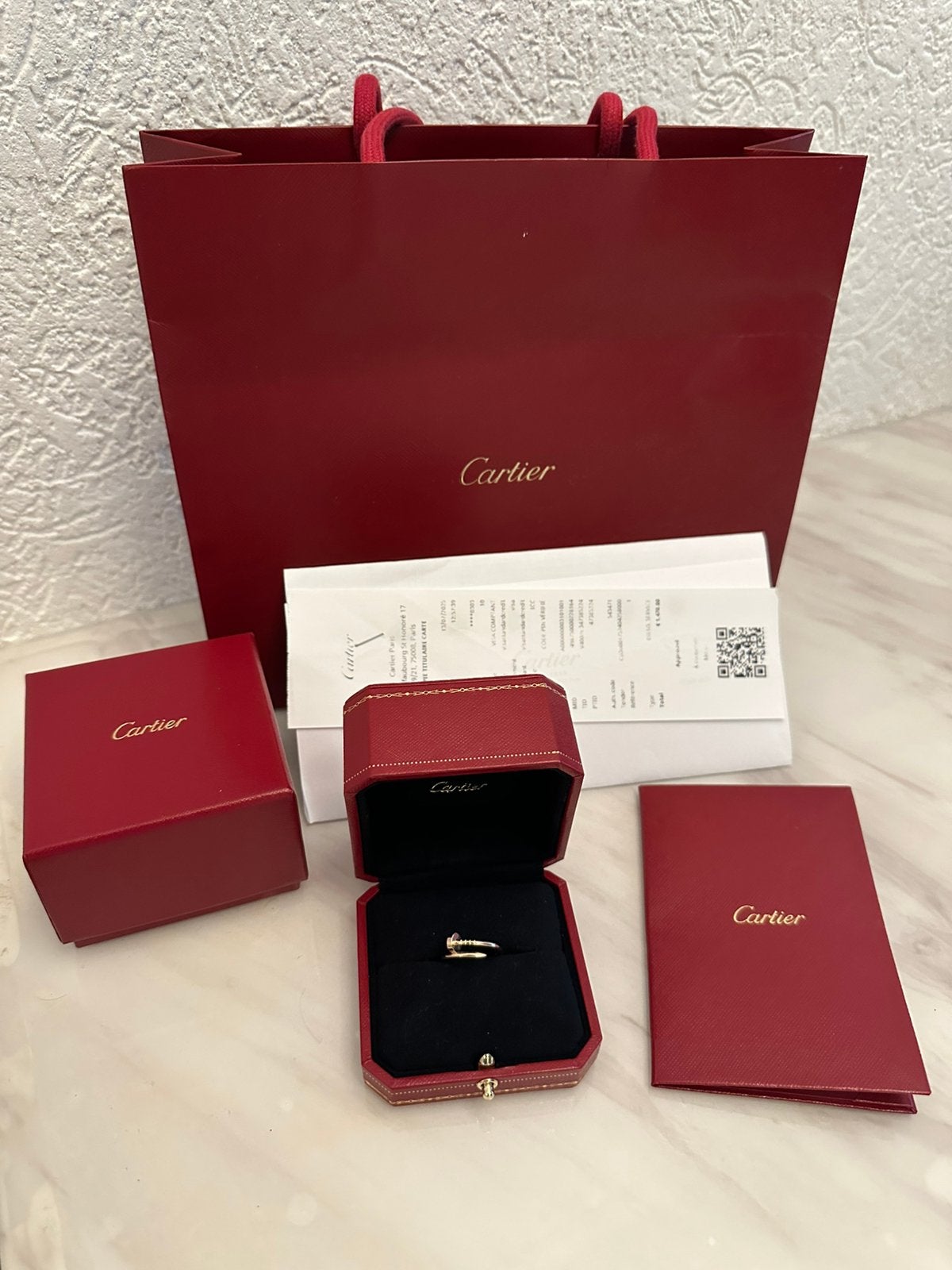 Cartier Juste un clou ring maat 52, Sieraden, Tassen en Uiterlijk, Ophalen of Verzenden, Dame of Heer, Goud, Goud
