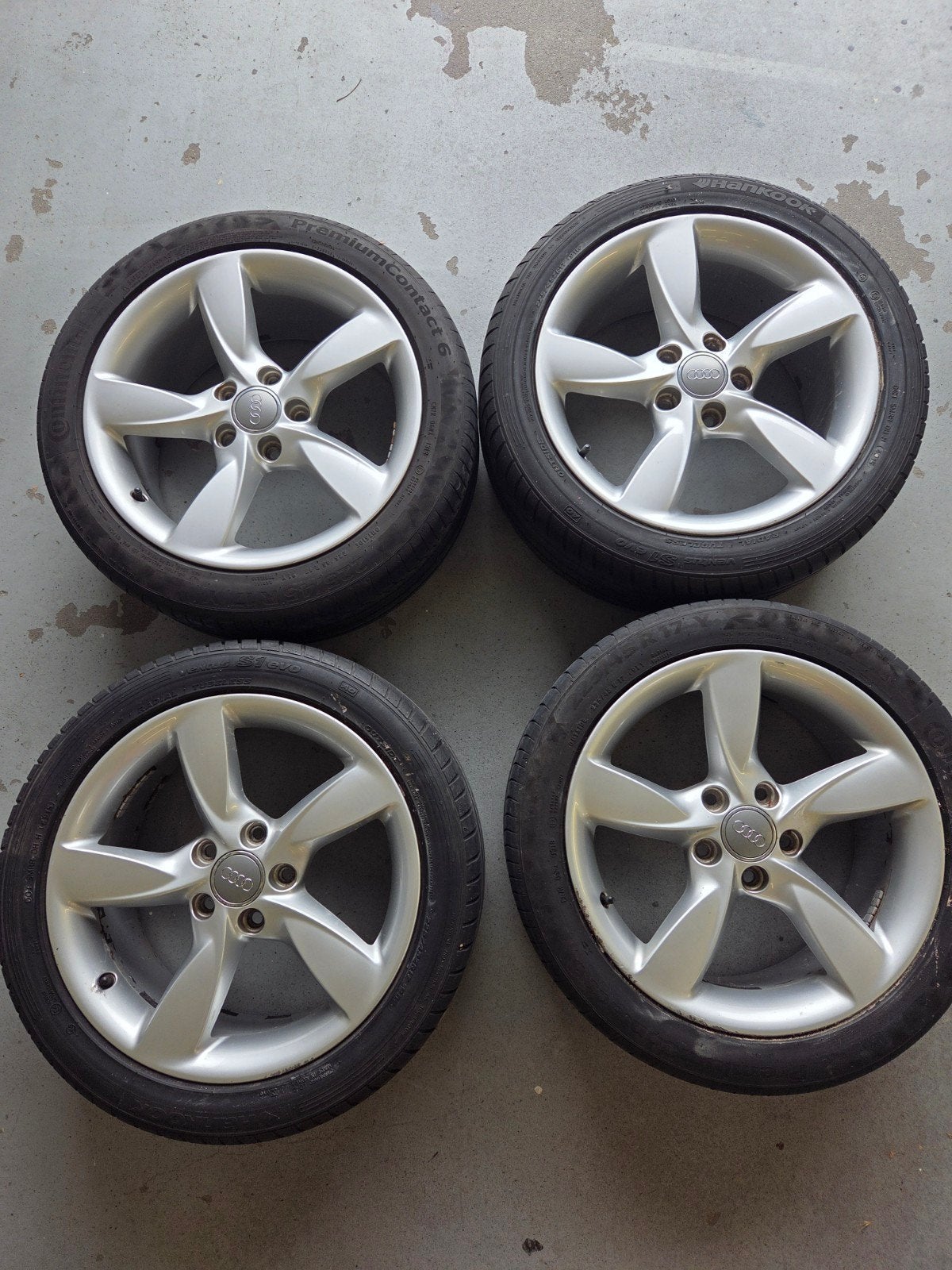 Audi velgen, Ophalen, Gebruikt, Banden en Velgen, 17 inch