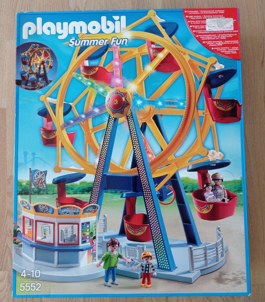 Playmobil 5552 Reuzenrad met lichteffecten nieuw ongeopend, Kinderen en Baby's, Speelgoed | Playmobil, Ophalen of Verzenden, Nieuw