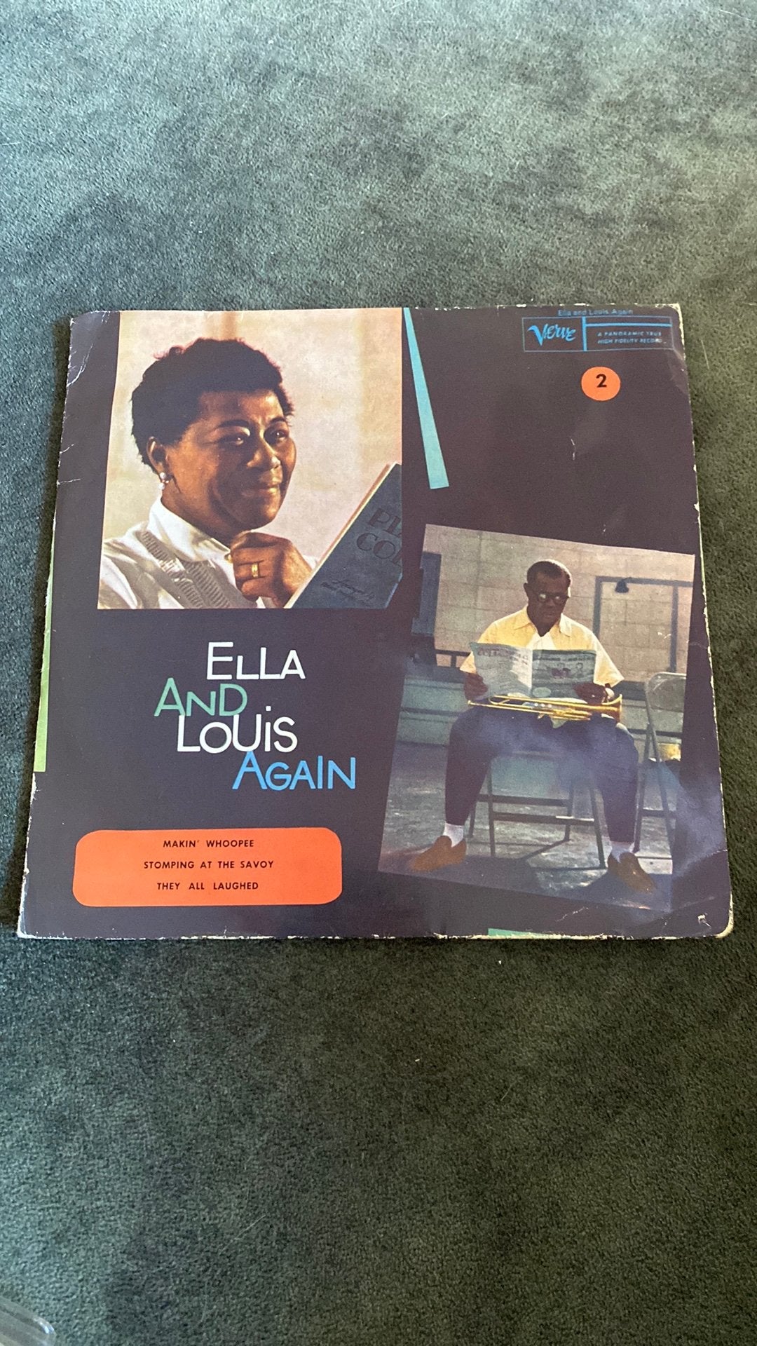 Vinyl single Ella Fitzgerald Louis Armstrong Makin’ whoopee, Ophalen of Verzenden, Gebruikt, Jazz en Blues