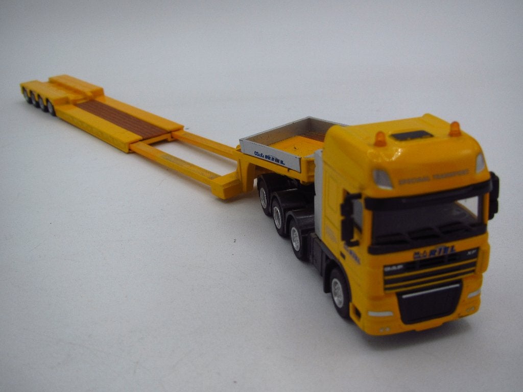 WSI Promotoys - DAF XF Zwaartransport '' van Riel '' 1:87, Ophalen of Verzenden, Zo goed als nieuw, Bus of Vrachtwagen, Overige merken