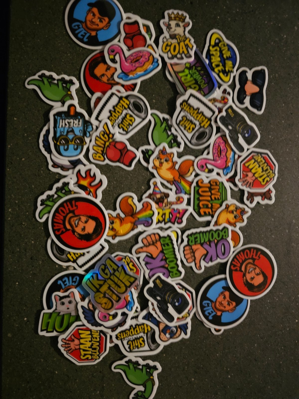 Jumbo stickers: Giel, Thomas en meer! Veel verschillende, Ophalen of Verzenden, Zo goed als nieuw, Winkel of Supermarkt