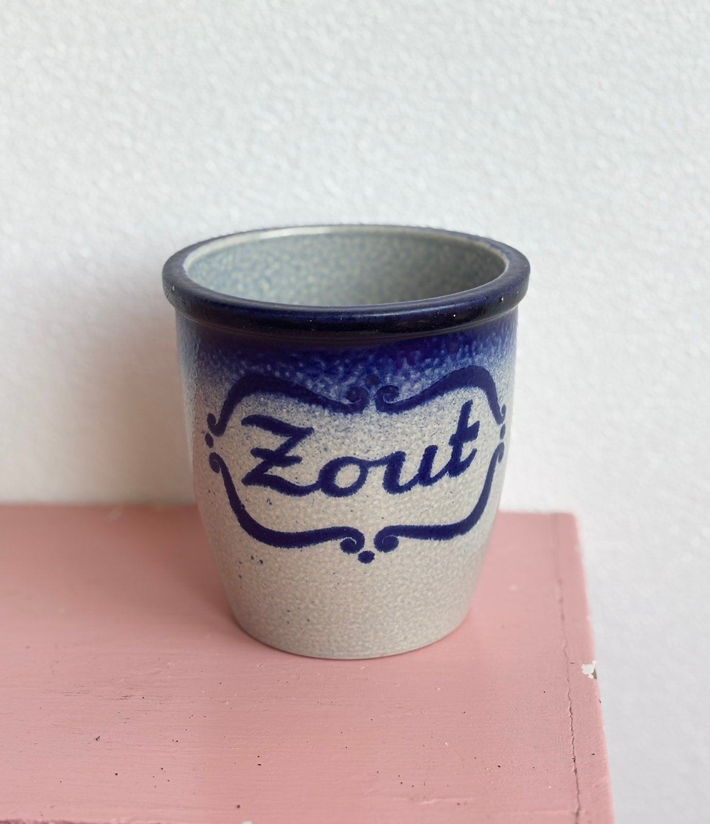 Vintage keulse zoutpot, Ophalen