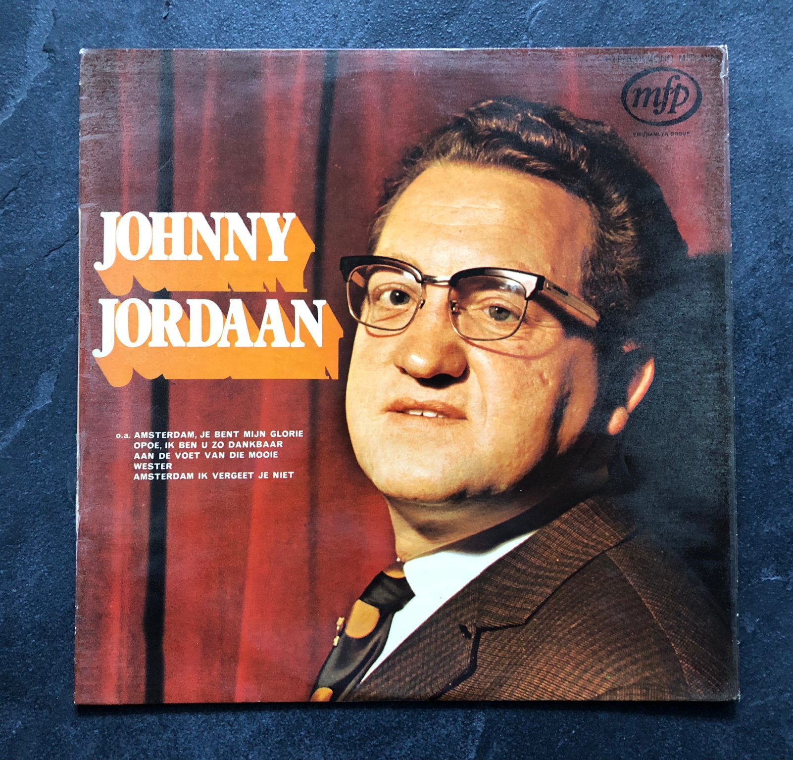 Johnny Jordaan lp, Ophalen, Gebruikt, 12 inch, Levenslied of Smartlap