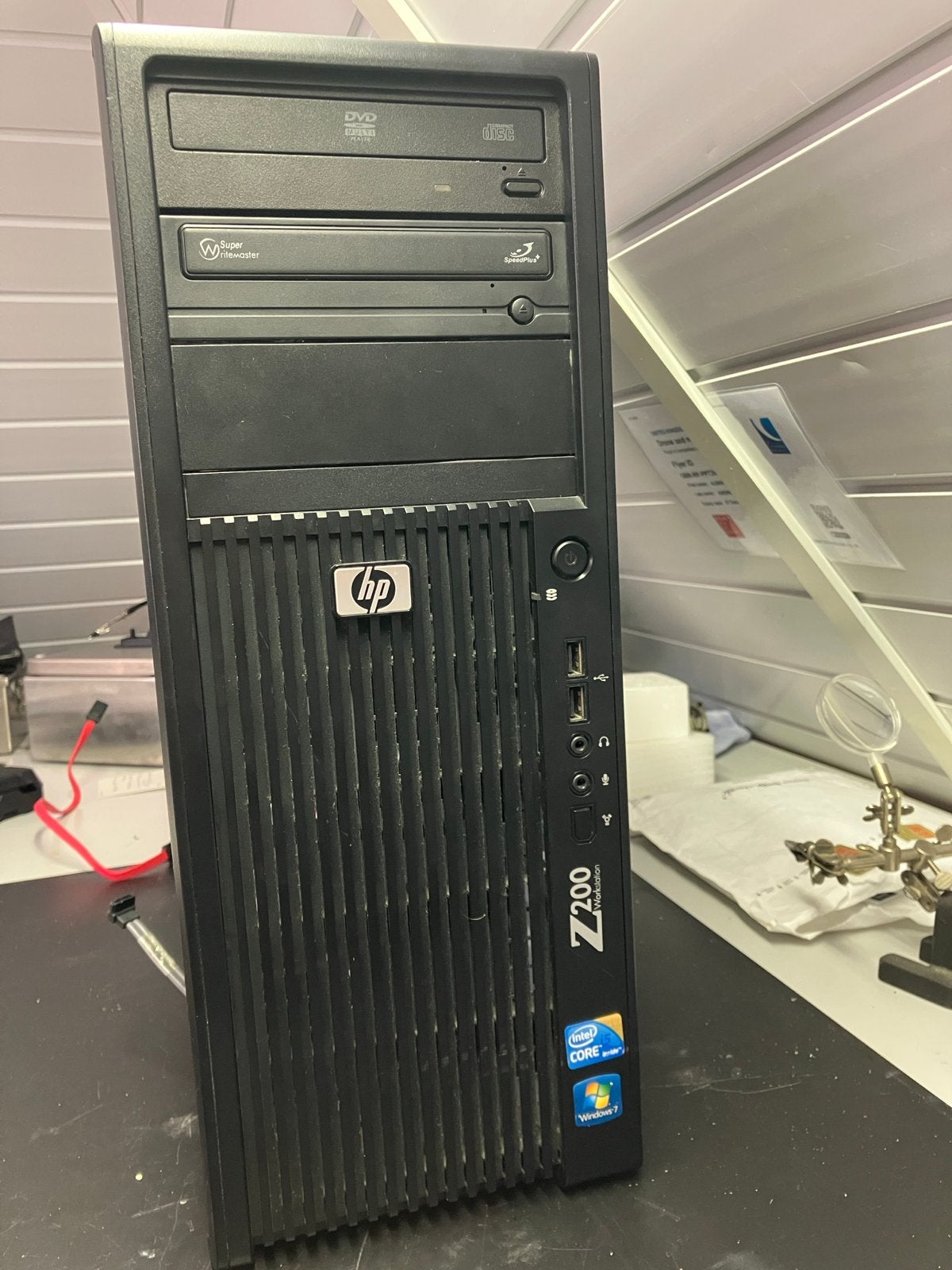 HP Z200 Workstation - Krachtige Desktop PC, Computers en Software, Desktop Pc's, Gebruikt, 4 Ghz of meer, HDD, 8 GB, Met videokaart