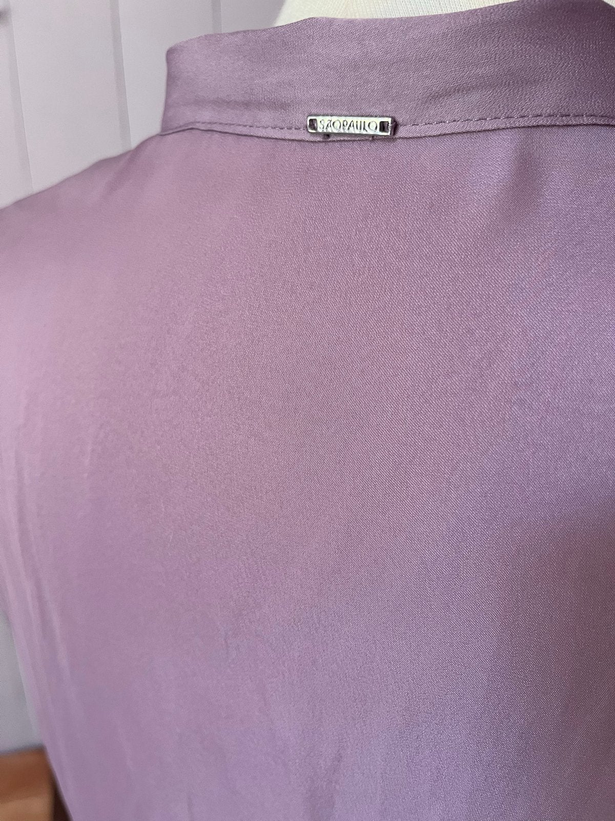 100% zijden Saopaulo blouse in lila, Ophalen of Verzenden, Gedragen, Paars